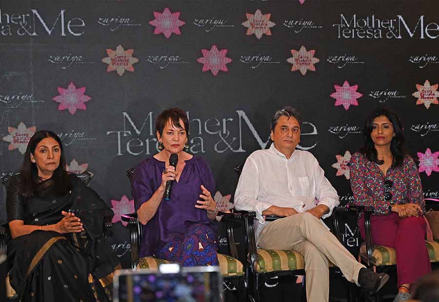 Deepti Naval, Jacqueline Fitschi-Cornaz, Kamal Musale and Debashree Chakraborty talked about the movie, which traces Mother Teresa’s early years in India.
