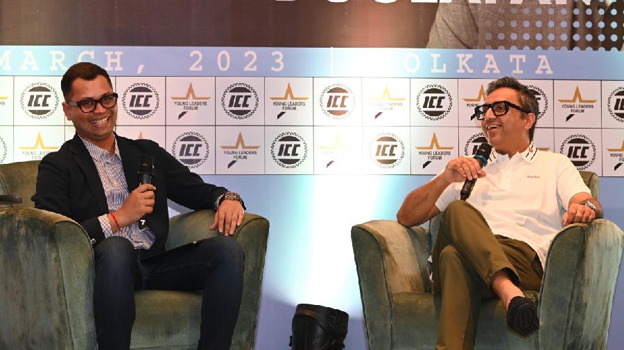 Arihant Parakh, chairperson of YLF in conversation with Ashneer Grover.
