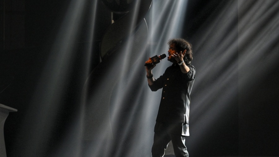 Rupam Islam performs the opening act of the evening