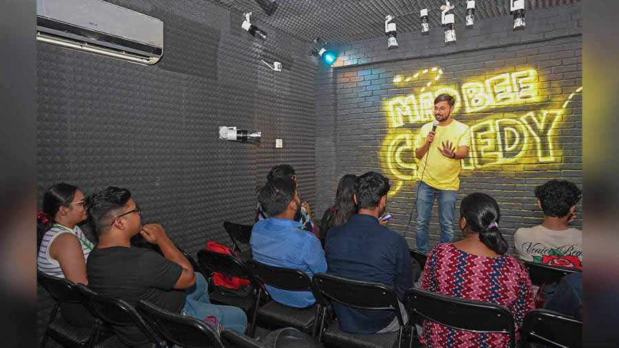 Local comic Pranay performed at the club’s first ever show. 'This is one of the most aesthetic comedy clubs I've performed in. The room is very intimate, perfect for doing trial shows and testing new material. It will definitely build a loyal audience for comedy in the coming days,' he said