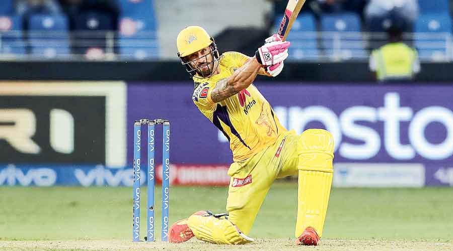 Faf du Plessis led the way for CSK against KKR in the 2021 IPL final