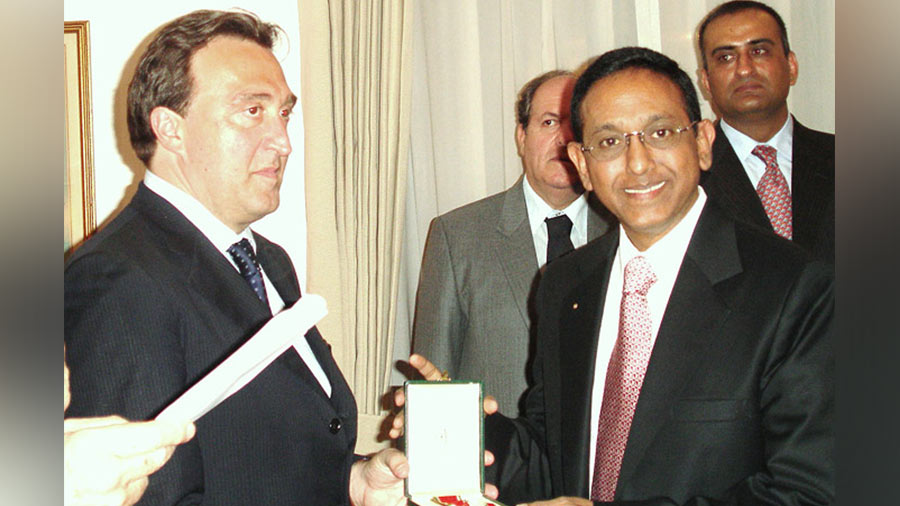 Kumar is the only Indian to have ever received the second-highest civilian award in Italy