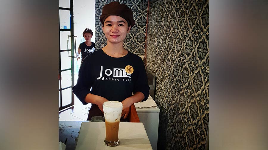 Laotian coffee from Joma Bakery 