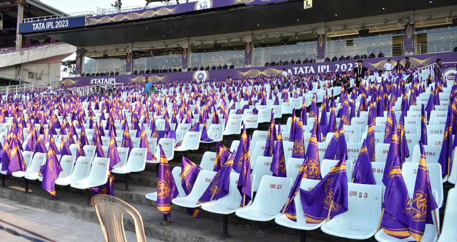 The Kolkata Knight Riders’ wait for a much-needed victory continued, much like the stands at the Eden Gardens waiting for KKR supporters to arrive ahead of the match against the Chennai Super Kings (CSK) 