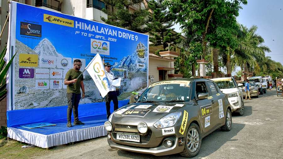 The second leg was flagged off from Murti, North Bengal