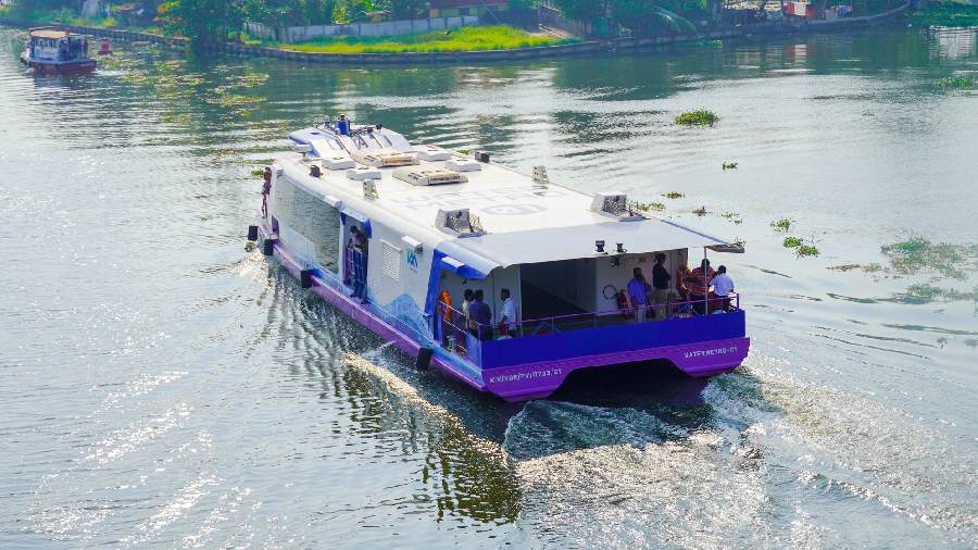 KWM with 78 electric boats & 38 terminals cost 1,136.83 crores, funded by GoK & KfW. KfW is a German funding agency. 