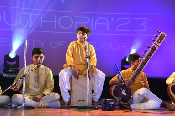 A classical performance by the students at the inaugural ceremony of ‘Youthopia’