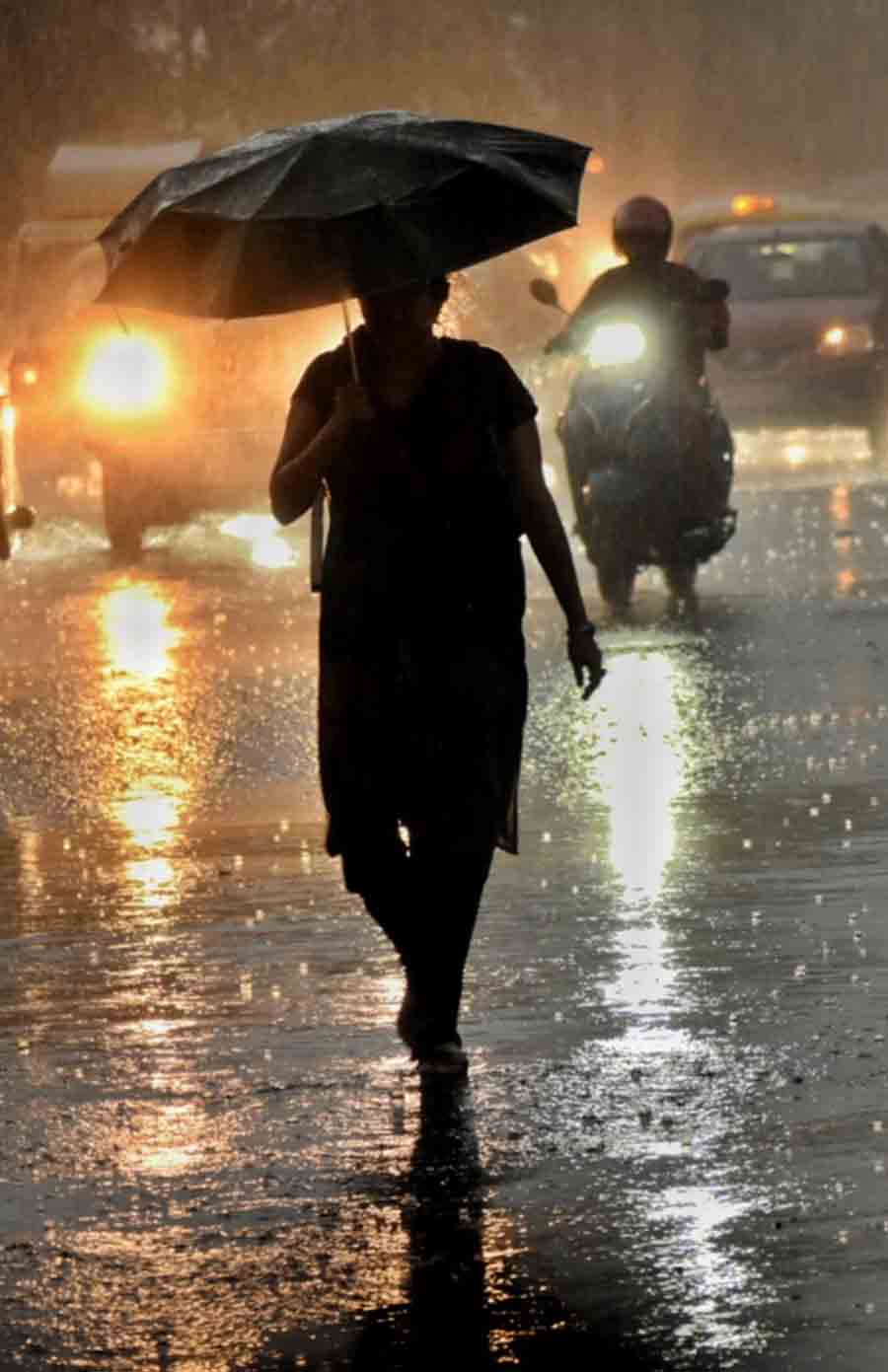 Amid the rising temperature in Kolkata for the last few days, the storm and smart shower at various places across the city provided the much-needed relief on Thursday 