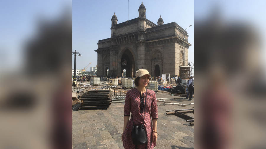 Ivy at the Gateway of India, in Mumbai, in 2019