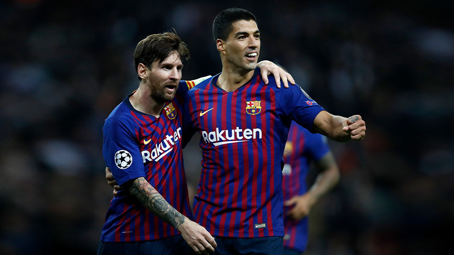 Lionel Messi and Luis Suarez played together at Barcelona for six years and could join forces once more at Inter Miami