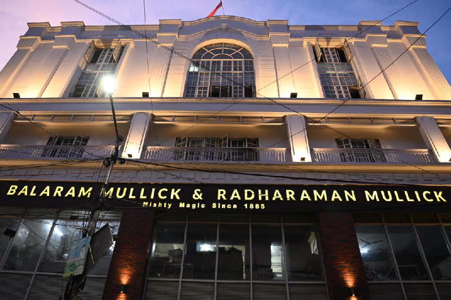 The flagship store on 3 Paddapukur Road. “Renovating our entire store and transforming it into a Balaram House over the past two years was a major achievement,” said Sudip