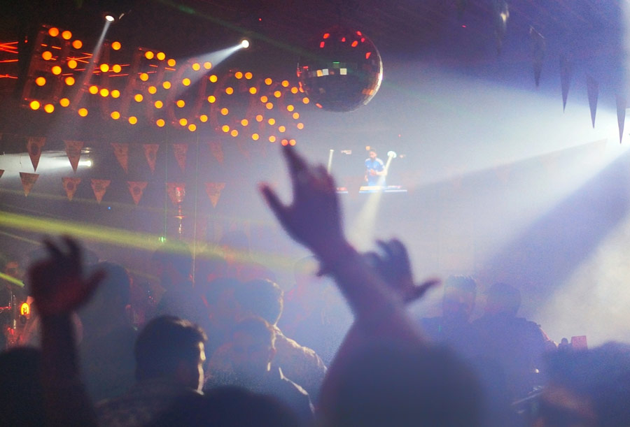 MOOD LIGHTING: The lights at nightclub Club Barocks were nothing short of lasers and disco balls that set the just right