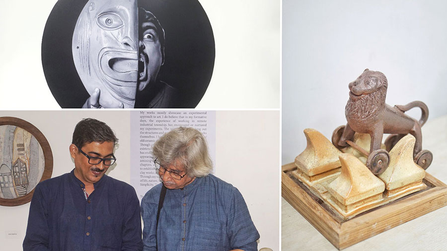 In pictures: Artist Tamal Bhattacharya’s exhibition – The Cave of Mind