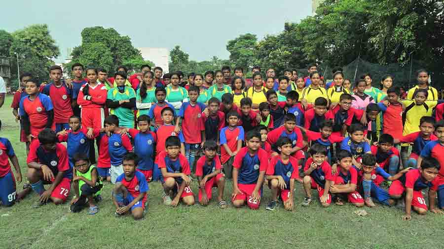 The participants at the tournament on Sunday