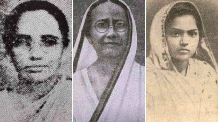 Banalata Sen, Dukaribala Devi and Indumati Goenka