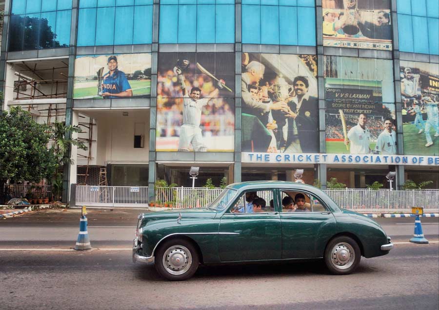 The 1955 MG ZA Magnette owned by Darshan Sanghvi is another rare car in Kolkata. In his teenage years, Sanghvi had seen three vintage cars being restored from scrap. Those were his landlord’s cars. Since then he secretly wished to own one himself. The opportunity finally came in 2018, when he saw the MG at the petrol pump in Ballygunge he owns. “After almost a year and a half, the owner agreed to sell the car to me and I have become the owner of this rare automobile,” he added