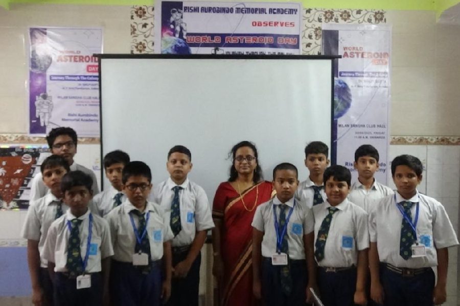 Students of Rishi Aurobindo Memorial Academy learnt about the hazards associated with asteroids in a lecture organised to mark World Asteroid Day recently. 