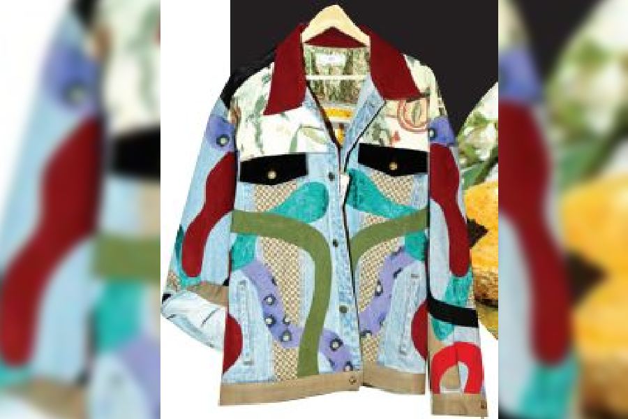 This upcycled jacket from Grandma Would Approve has been made with fabric scraps and we found it to be super cool. With oversized being the word of the season, get this forRs 15,500.Instagram: @grandmawouldapprove