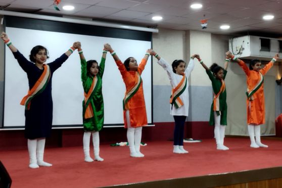 The 77th Independence Day was celebrated with great enthusiasm by all the students of Bhavan’s Gangabux Kanoria Vidyamandir