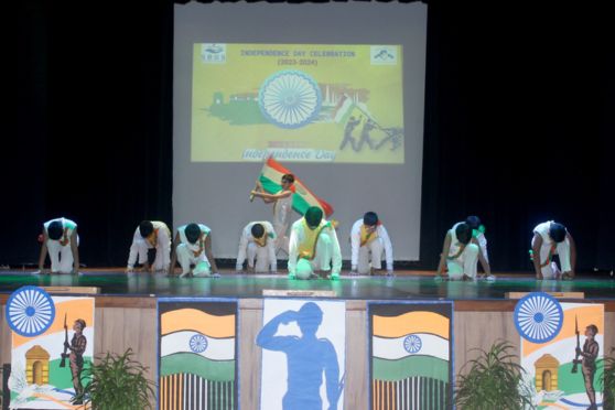 The 77th Independence Day celebration at Birla High School brimmed with excitement and patriotism