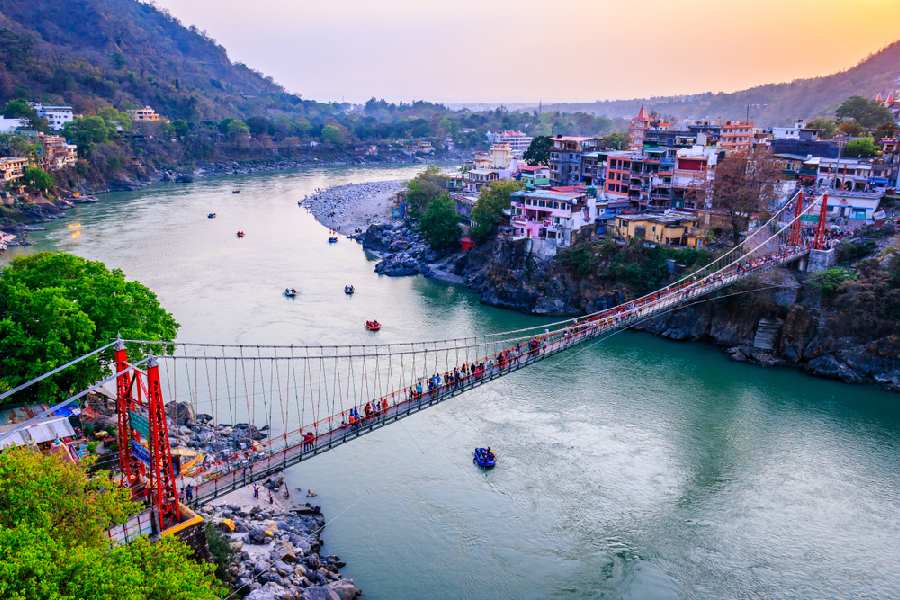 soil erosion | Iconic Ram Jhula bridge in Rishikesh shut for two ...