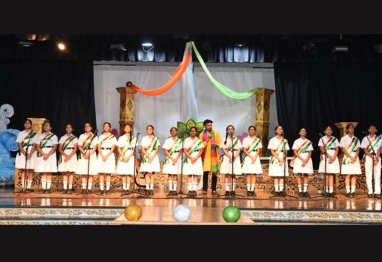 DPS Ranchi commemorated the 77th Independence Day with great fervor and patriotic spirit. The school's premises were adorned with tricolor decorations and a sense of national pride filled the air