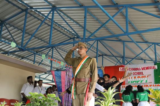 Satish Chandra Memorial School celebrated the 77th Independence Day with great zeal and enthusiasm. 