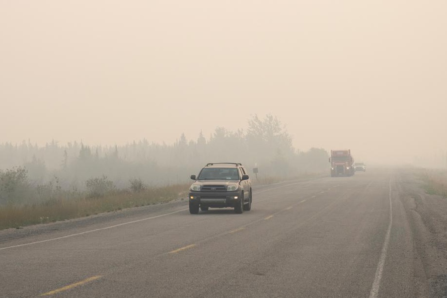 Highway 3 is the only highway out of Yellowknife
