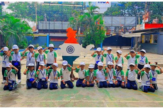 The 77th Independence Day was celebrated  with great fervour and enthusiasm by the young Adityans.
