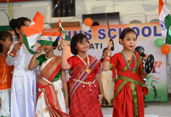 Godwins School, Guwahati, celebrated the 77th Independence Day with great patriotic fervour. It was a 2-day celebration