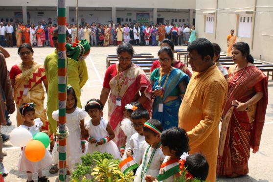 Independence Day was joyously celebrated by the spirited students of Central Model School, Barrackpore. The festivities commenced with the dignified hoisting of our tricolor, accompanied by the resonating chords of our national anthem