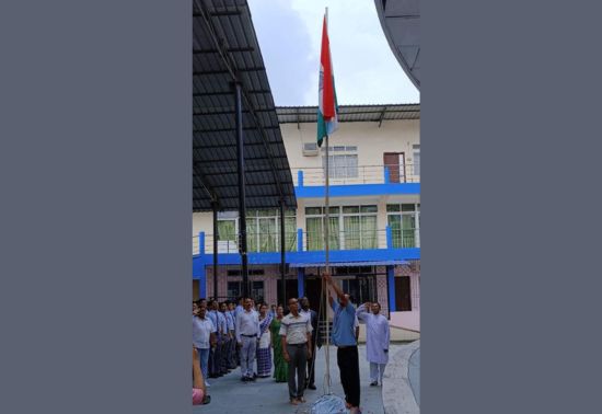 NPS International School, Guwahati, celebrated Independence Day in the morning Assembly  with a cultural program followed by Flag hoisting ceremony to commemorate the country's 77th year of freedom