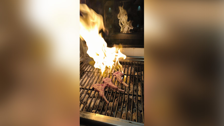 The robatayaki grill at Hyatt Centric’s Koyo Koyo