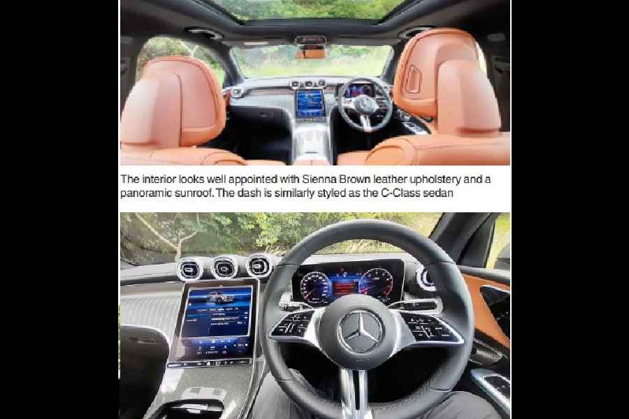 (below) The controls of the GLC are oriented towards the driver