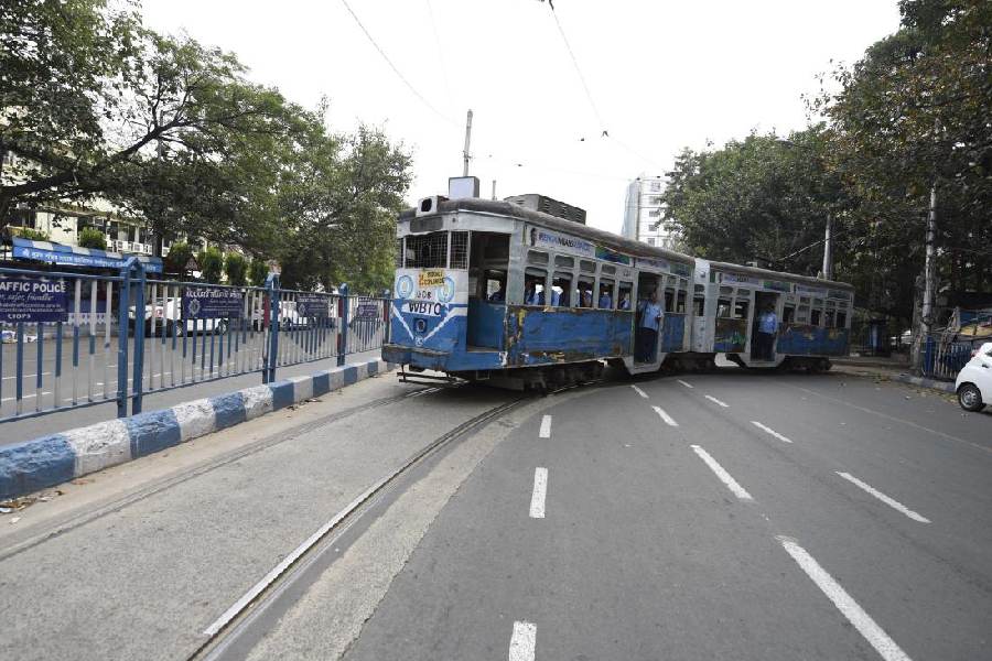 File picture of a tram