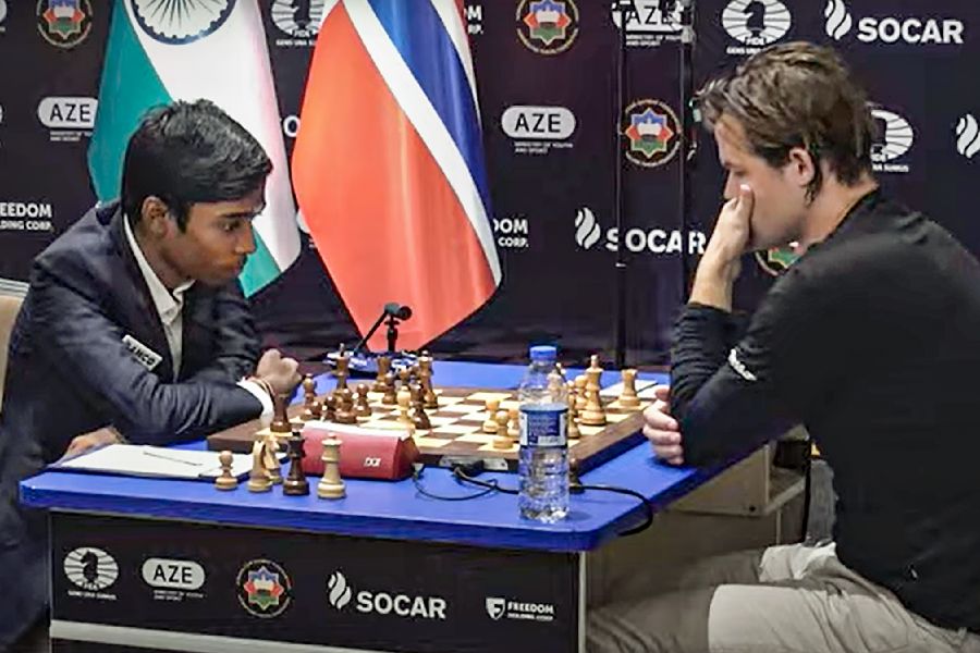 Chess  World Cup chess: 2nd game of final between Rameshbabu