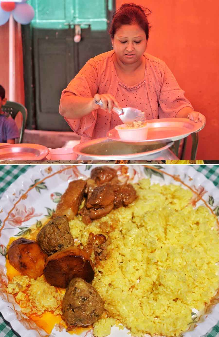 Claire Jefferson, who has grown up in the close-knit environment of Bow Barracks, was seen serving visitors Kofta Curry, Yellow Rice and Pork Vindaloo. “Clubs in different neighbourhoods of Kolkata typically celebrate World Anglo-Indian Day on a Sunday so that everyone can rejoice together,” said Jefferson  