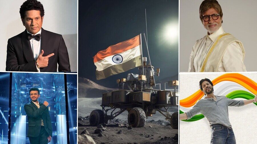 To the moon and beyond: Here’s how celebs and brands celebrated Chandrayaan-3 landing
