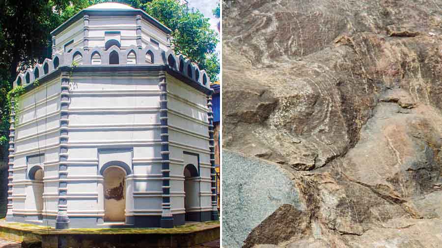 Job Charnock’s mausoleum in Kolkata was built with stones brought in all the way from Chennai – a rock christened Charnockite