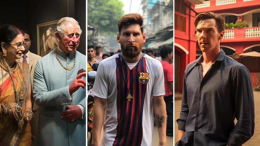 King Charles, Lionel Messi, Benedict Cumberbatch and more were in town (at least artificially!) to raise a double toast — to Kolkata on the 333rd anniversary of the advent of Job Charnock, the city's unofficial founder, on its shores and to My Kolkata on the eve of its second birthday