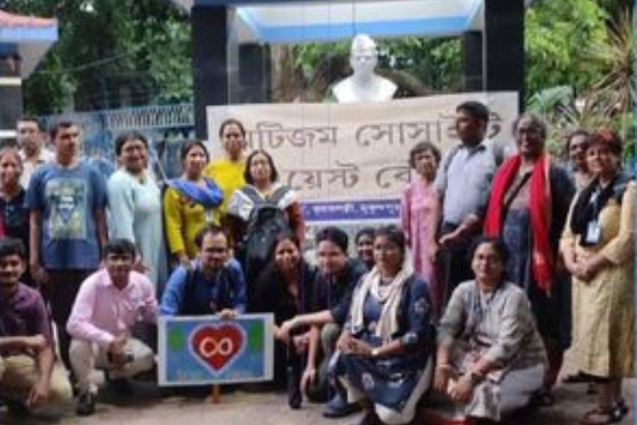 The programme organised by Autism Society West Bengal at a park in Chetla