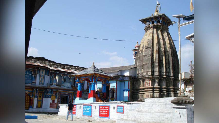 Omkareshwar temple at Ukhimath