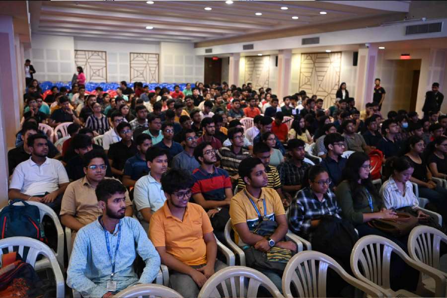 The audience at the inaugural session on Thursday
