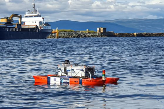 The Autonomous Ship developed by IIT Madras' Team Aritra at The Njord Challenge 2023 competition held recently in Norway