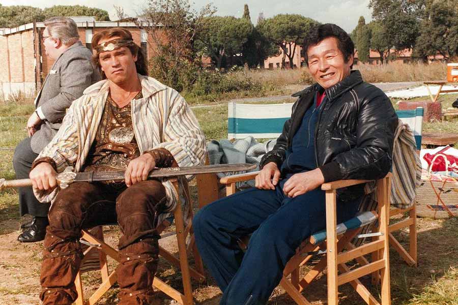 Kiyoshi Yamazaki Arnold Schwarzenegger pays tribute to Conan the