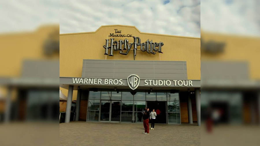 The entrance to the studio tour