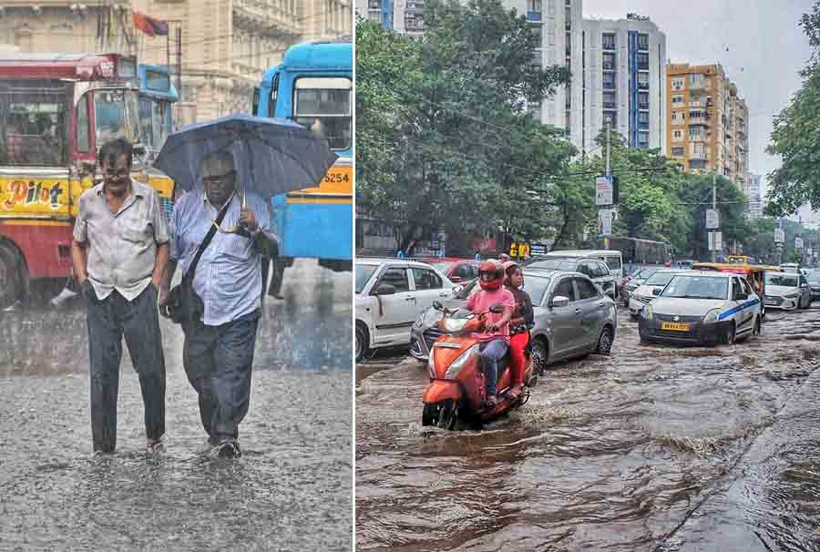 Kolkata received spells of intense rainfall on Thursday afternoon. Rainfall recorded by IMD at observatory was 62.0 mm 
