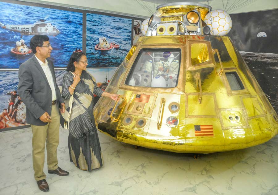 The Museum of Astronomy and Space Science, next to Metro Cash and Carry, was declared open today by senior NASA scientist Dr. Gautam Chattopadhyay  
