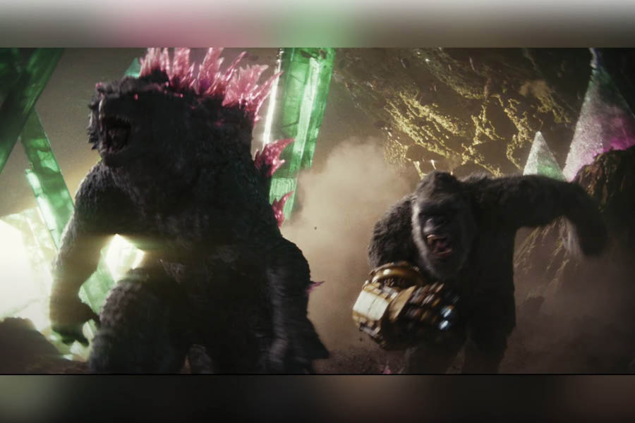 Godzilla X Kong: The New Empire Two Pack Exclusive Set. Kong Vs Skar King