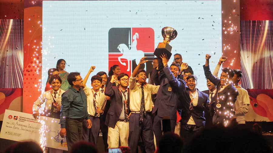 In pics: Sri Aurobindo Institute of Education wins big at Techno Olympica Knights